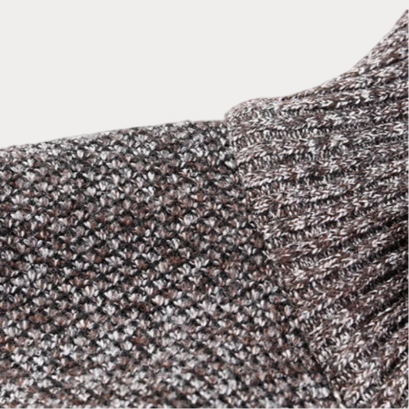 Klassische Strickjacke mit Reißverschluss Herren