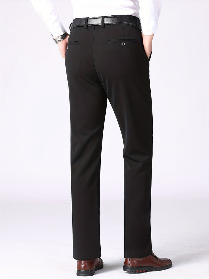 Elegante Weite Herren Hose mit Hoher Taille