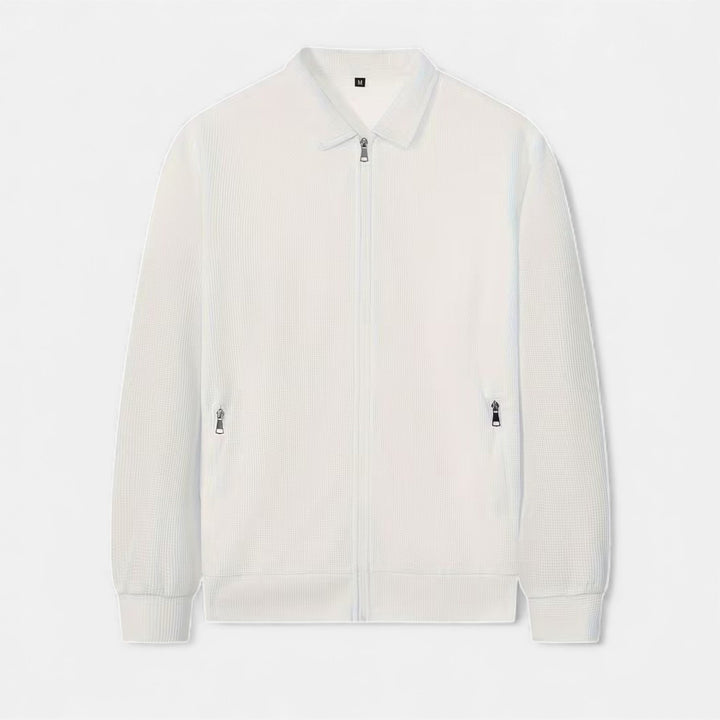 Zweiteiliges Waffel-Strick Herren Freizeitoutfit