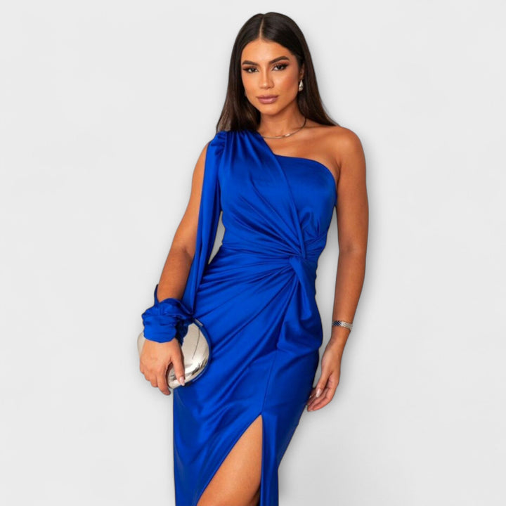 Elegantes Damen Kleid mit Rundhalsausschnitt - Zeitlos und Vielseitig