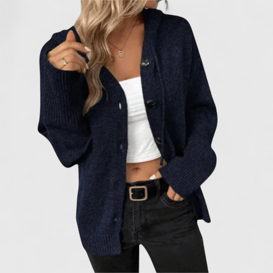 Klassischer Damen Cardigan mit Knopfleiste - Zeitlos und Vielseitig