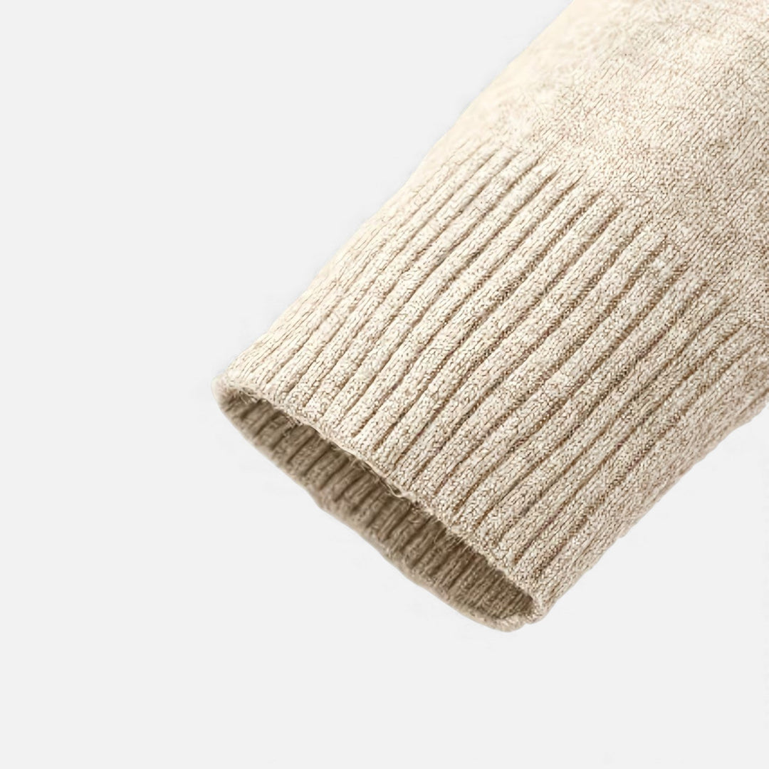 Eleganter Herren V-Ausschnitt Strickpullover