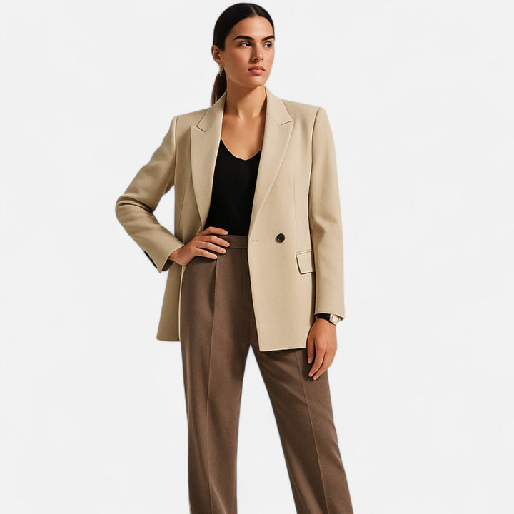 Zweireihiger Vintage Blazer für Damen