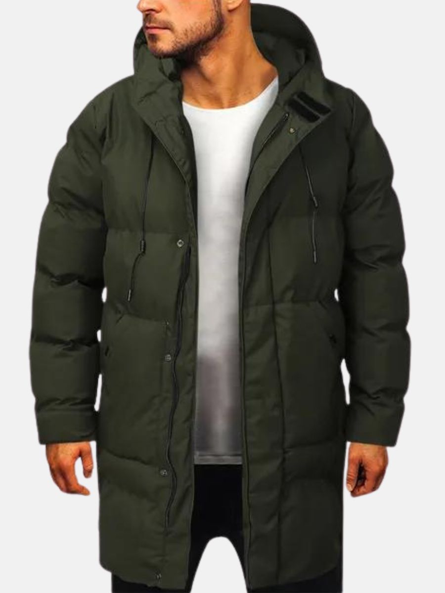 Warme Herren Parka-Jacke mit Wattierung - Winterjacke für Outdoor