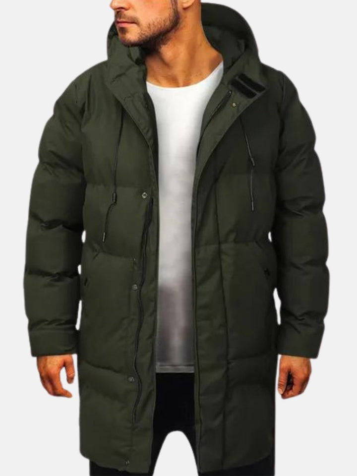 Warme Herren Parka-Jacke mit Wattierung - Winterjacke für Outdoor