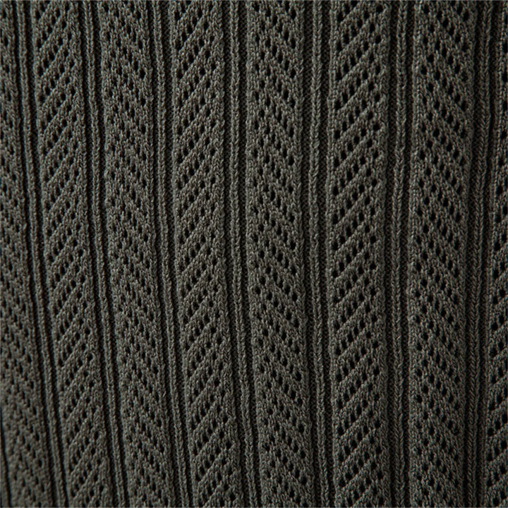 Eleganter Zopfmuster Herren Strickpullover