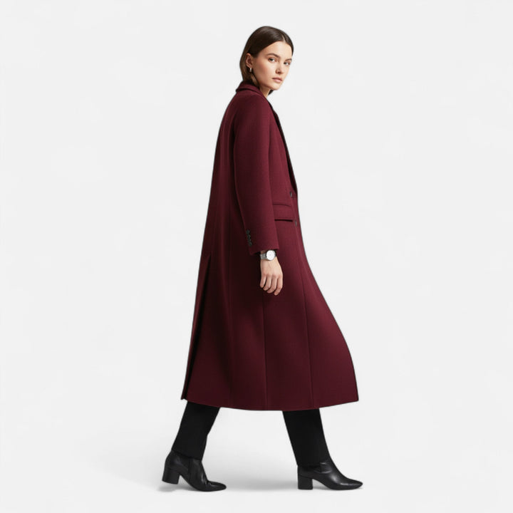 Eleganter zweireihiger Trenchcoat für Damen