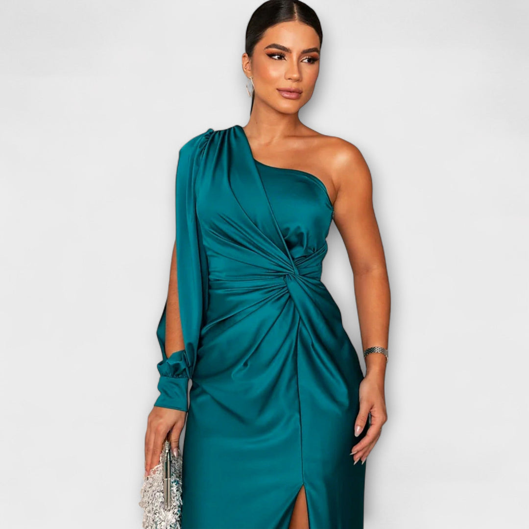 Elegantes Damen Kleid mit Rundhalsausschnitt - Zeitlos und Vielseitig