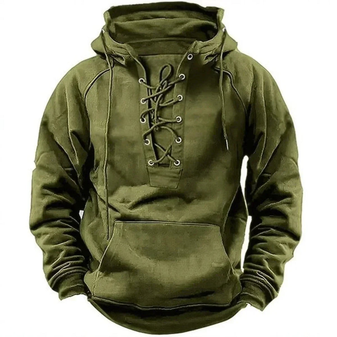 Herren Premium Hoodie mit Fleece-Futter - Robuste Outdoor-Kapuzenpullover