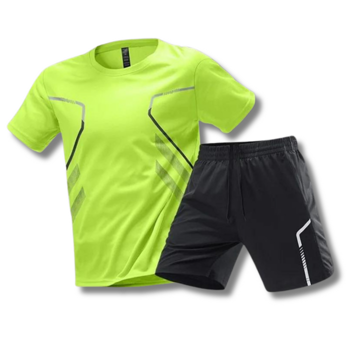 Atmungsaktives Herren Sport-Set - T-Shirt und Shorts für Training und Fitness