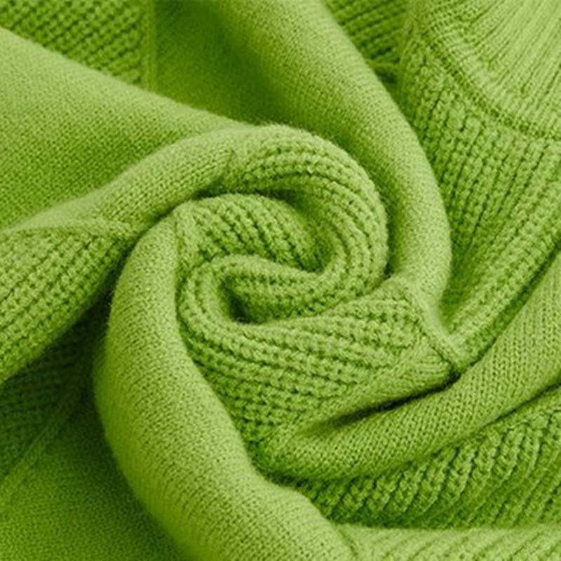 Strukturierter Damen Rollkragenpullover mit geometrischem Muster - Weich und Elegant