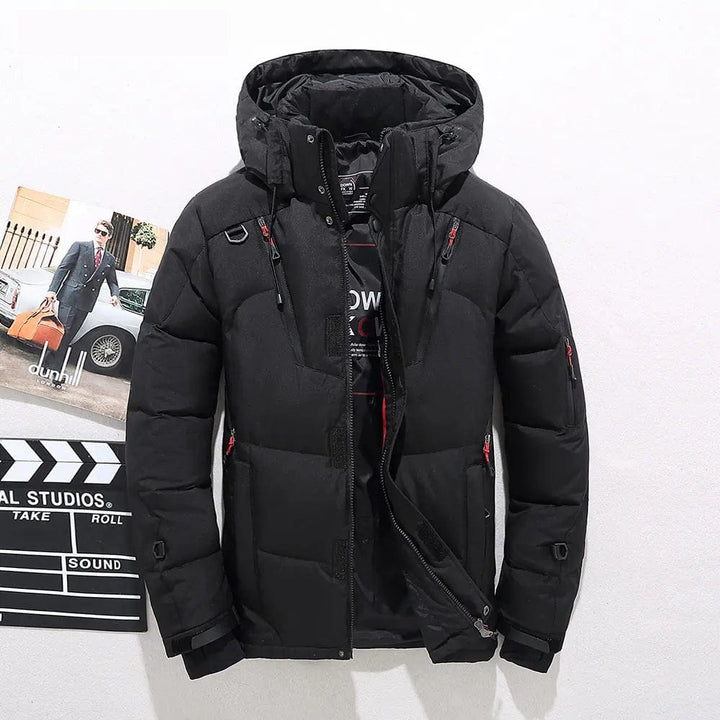 Premium Daunen-Pufferjacke Herren - Winterjacke mit Daunenfüllung
