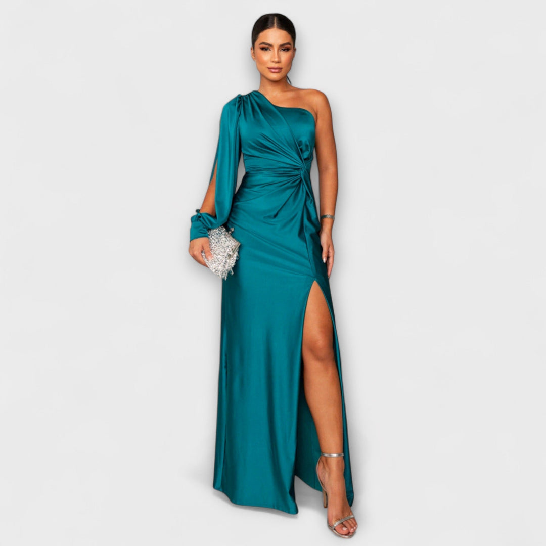 Elegantes Damen Kleid mit Rundhalsausschnitt - Zeitlos und Vielseitig