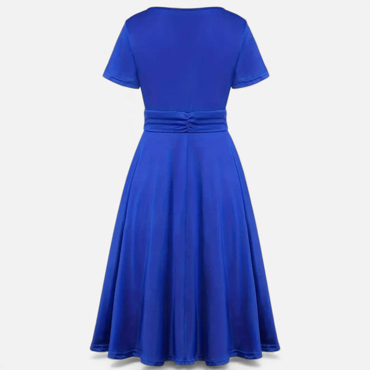 Elegantes Strass V-Ausschnitt Asymmetrisches Damen Abendkleid