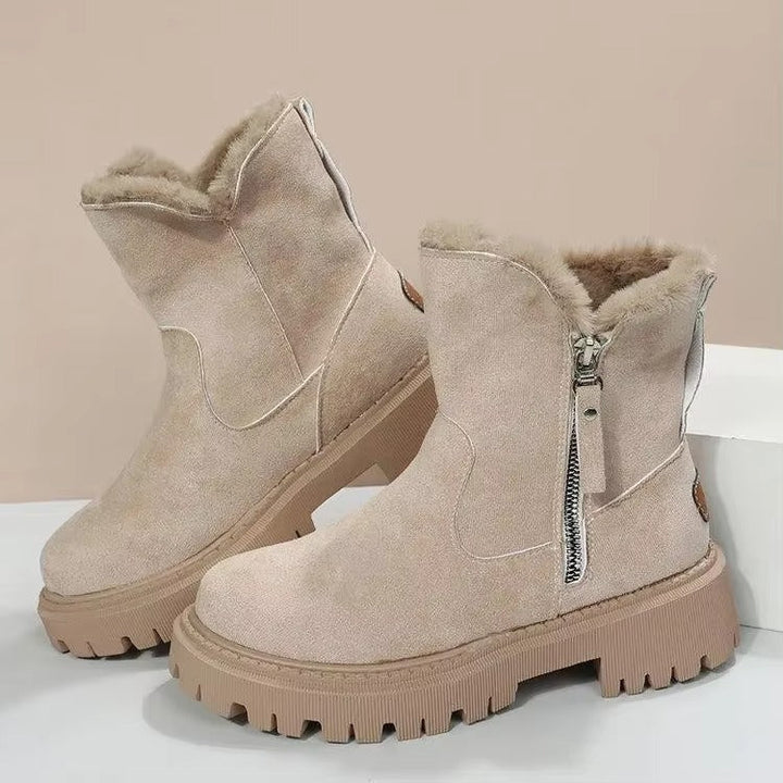 Gefütterte elegante Damen Stiefeletten