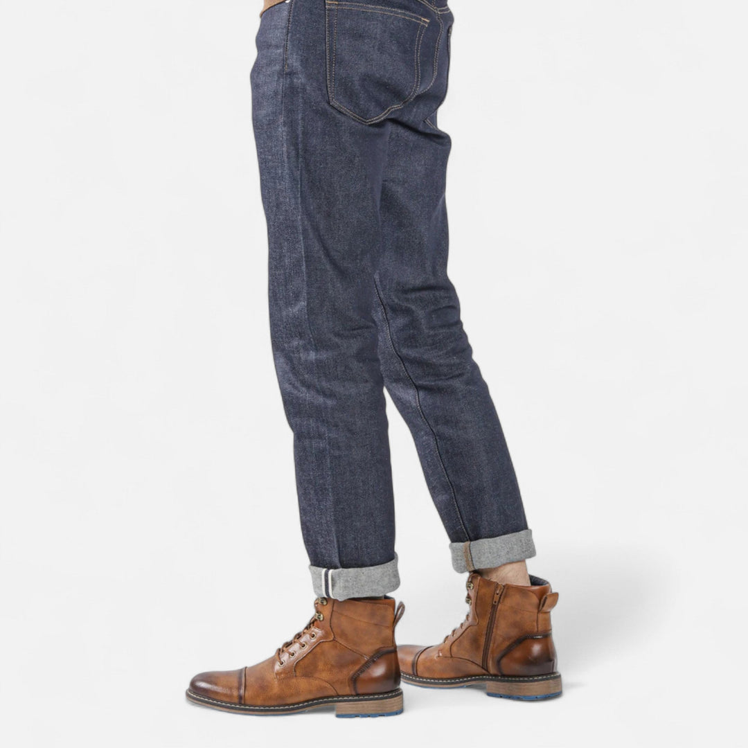 Leichte Leder Herren Stiefel