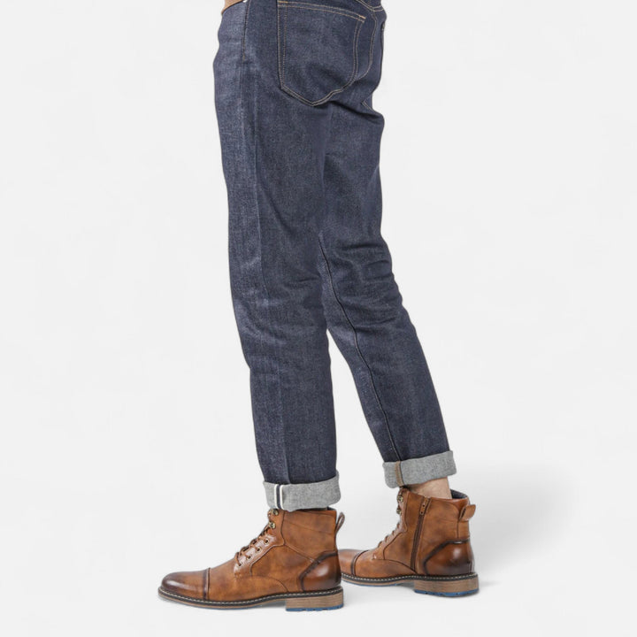 Leichte Leder Herren Stiefel