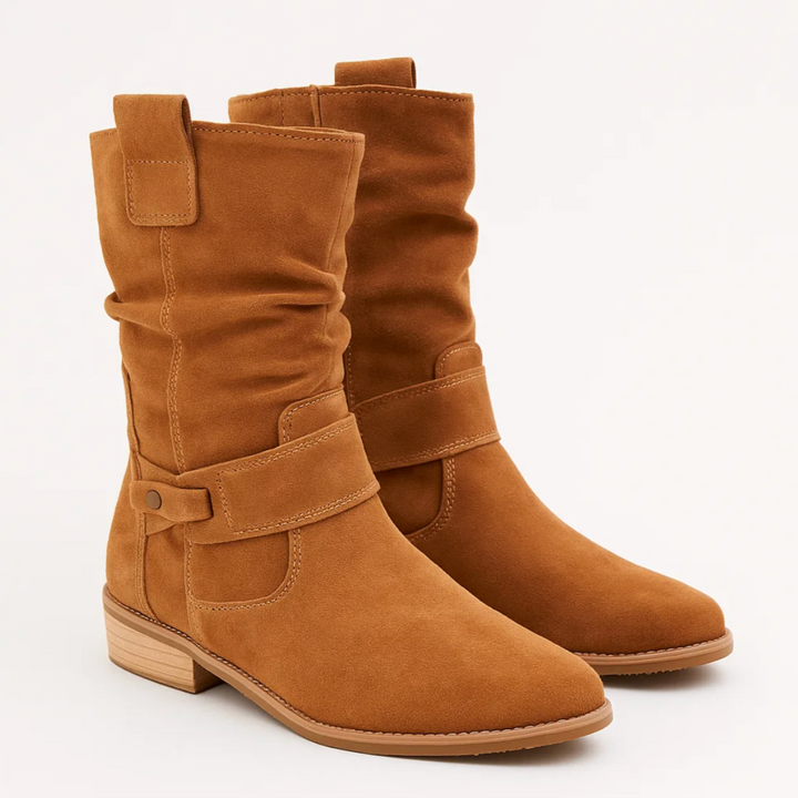 Elegante Wildleder Stiefeletten für Damen