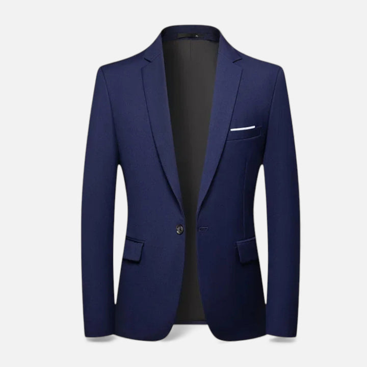 Eleganter Einreihiger Herren Blazer für Business und Feierlichkeiten