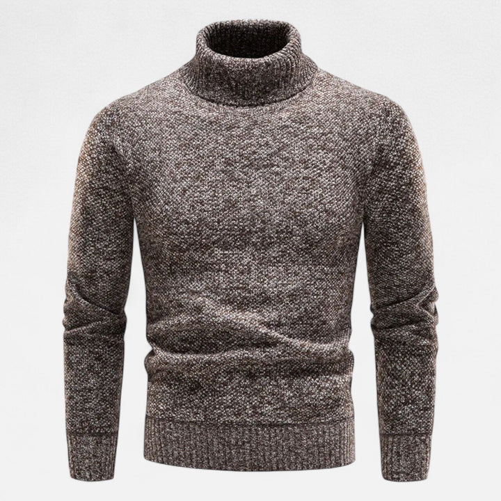 Dicker Gestrickter Rollkragenpullover für Herren