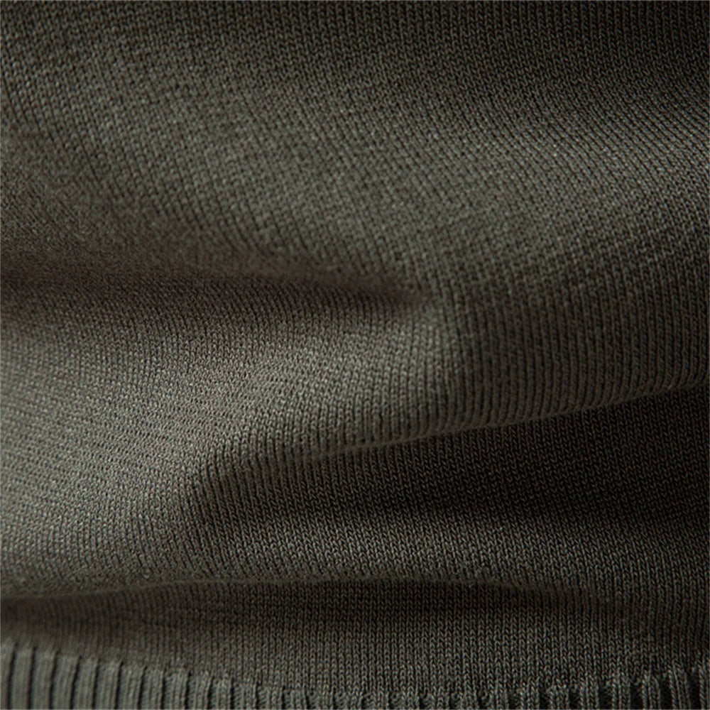 Eleganter Zopfmuster Herren Strickpullover