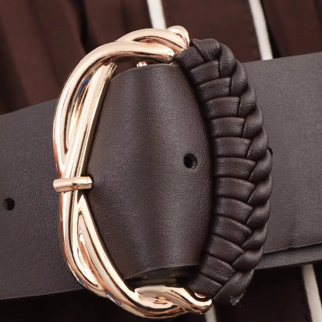 Elegantes Chiffon Midi Kleid mit Umlegekragen für Damen