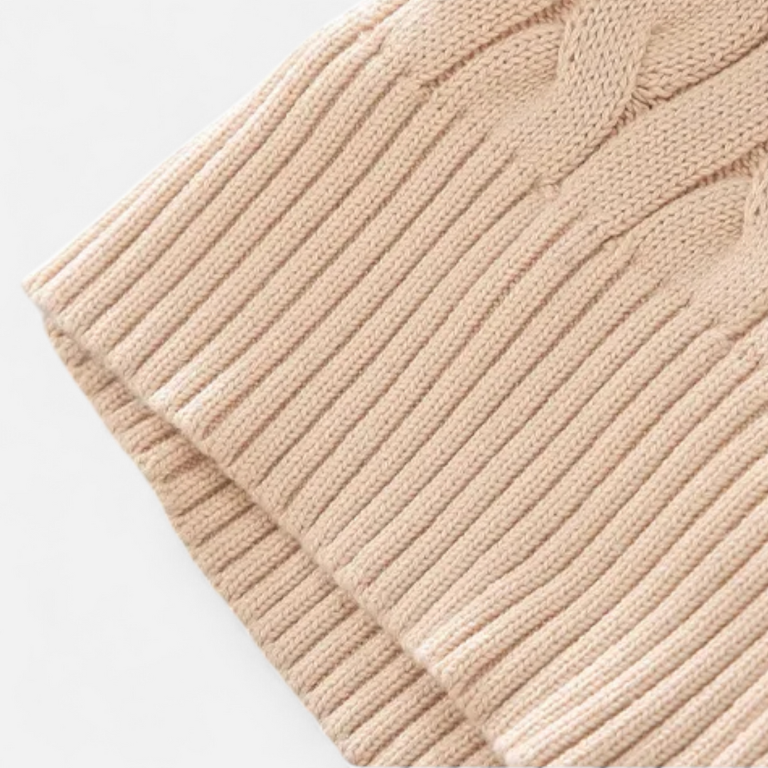 Dicker Rollkragen Pullover mit Reißverschluss für Herren