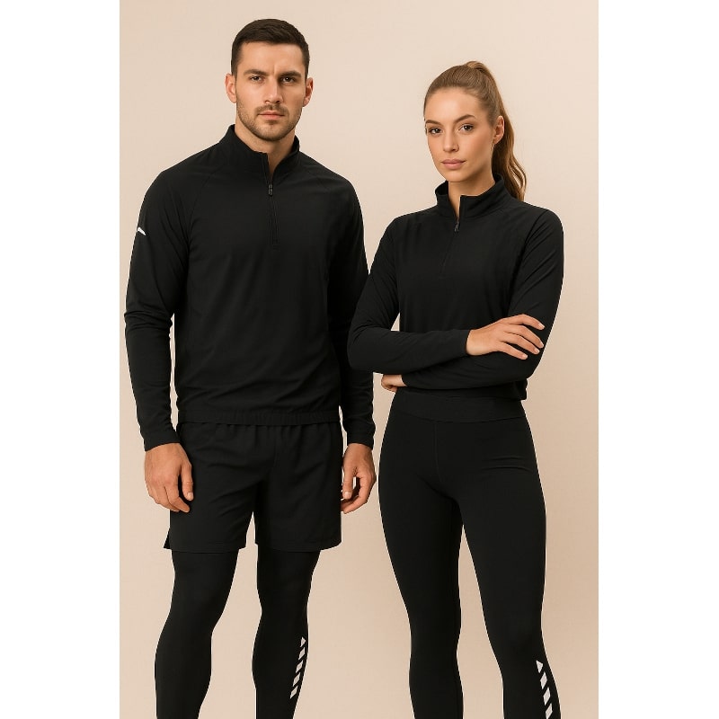 4-teiliges Herren Trainingsset mit Kompressionsschicht - Leicht und Atmungsaktiv