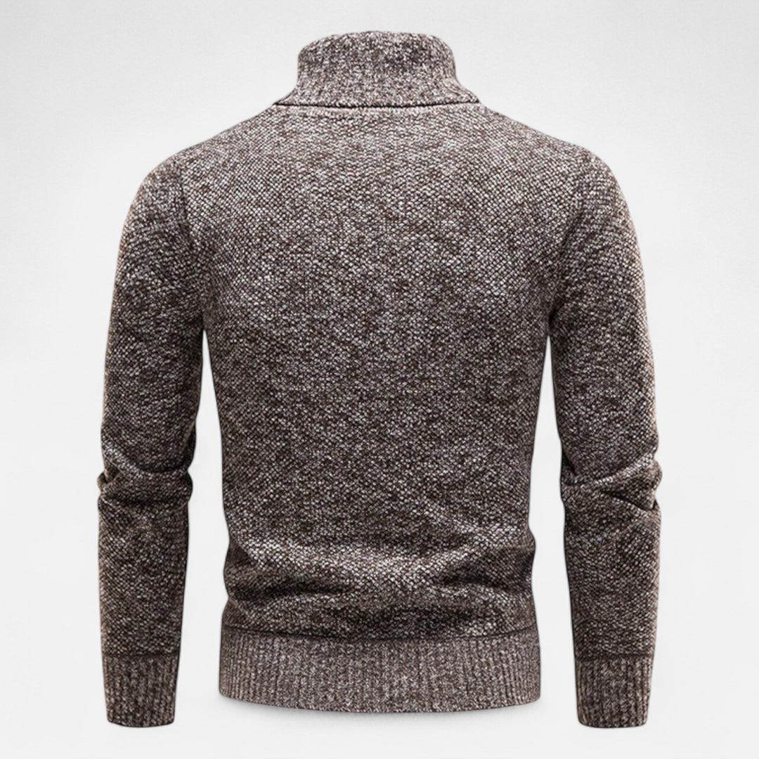 Dicker Gestrickter Rollkragenpullover für Herren