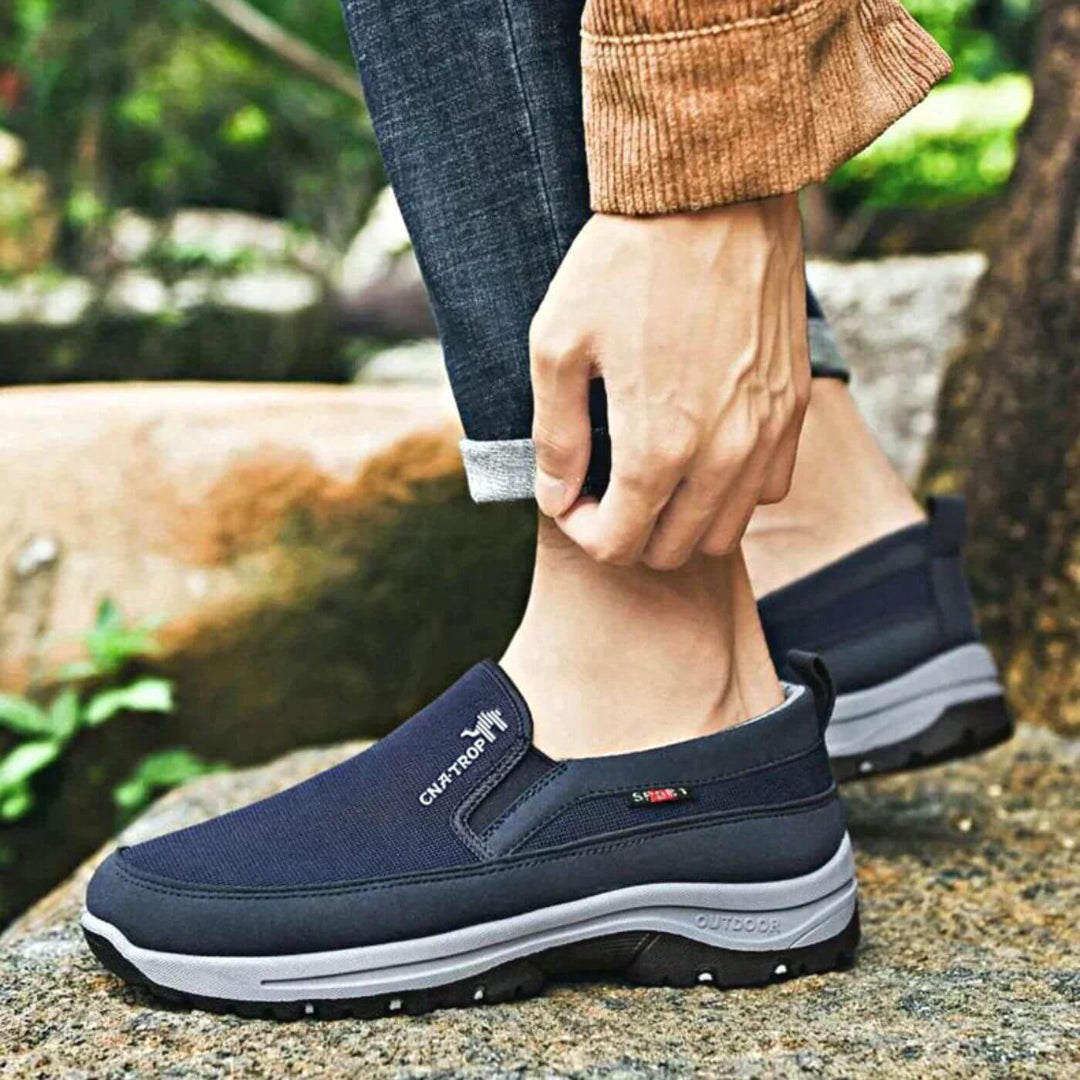 Orthopädische Herren Komfortschuhe - Ergonomische Einlegesohlen und Premium Leder