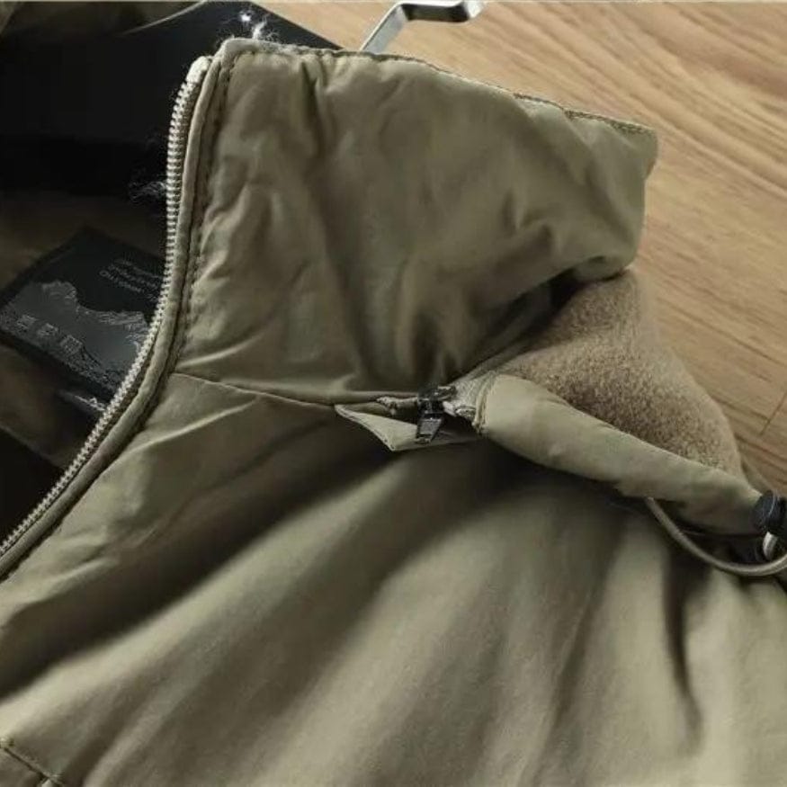 Herren Thermische Winterjacke mit Kapuze - Wasserabweisend und Warmgefüttert