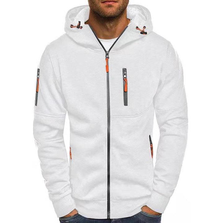Herren Kapuzen-Sweatjacke mit Reißverschluss - Atmungsaktiv und Bequem
