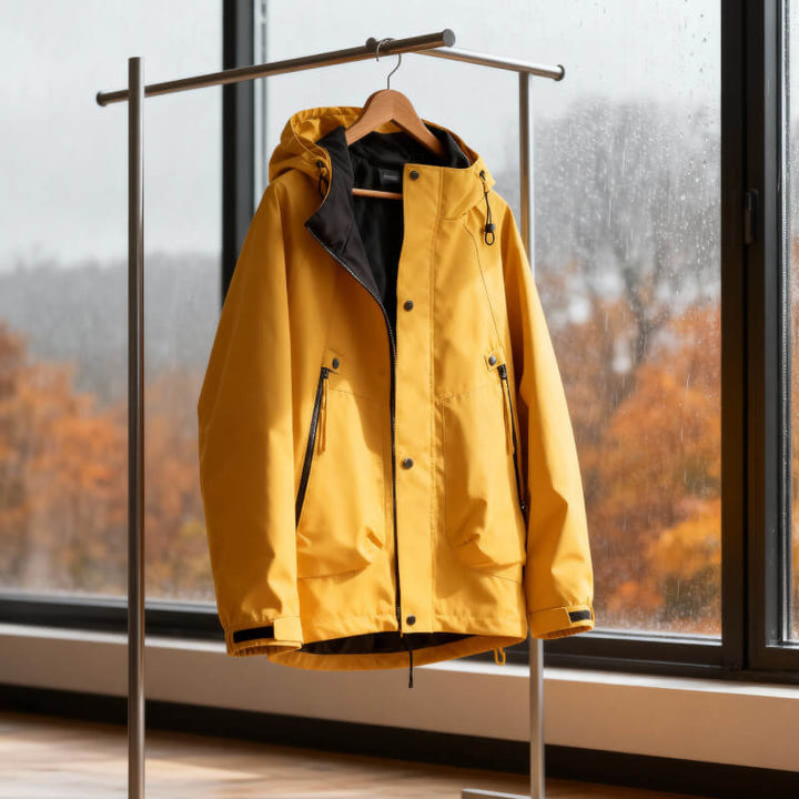 Wasserdichte Herren Tech Softshell Jacke mit verstellbarer Kapuze