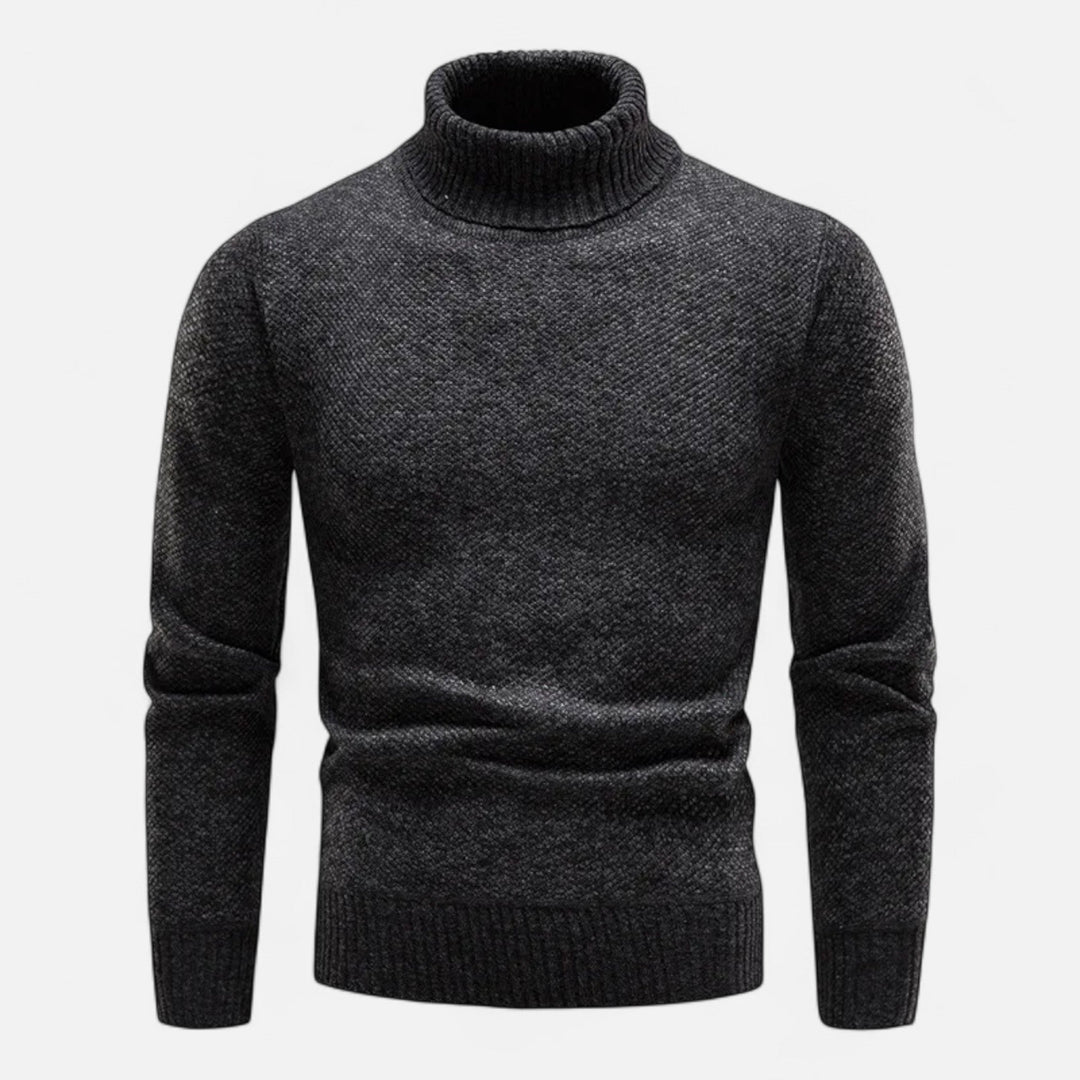 Dicker Gestrickter Rollkragenpullover für Herren