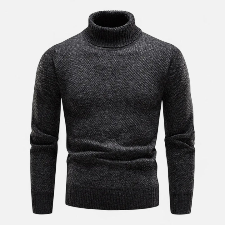 Dicker Gestrickter Rollkragenpullover für Herren