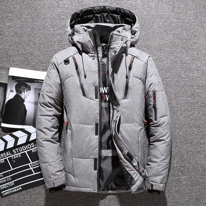 Premium Daunen-Pufferjacke Herren - Winterjacke mit Daunenfüllung