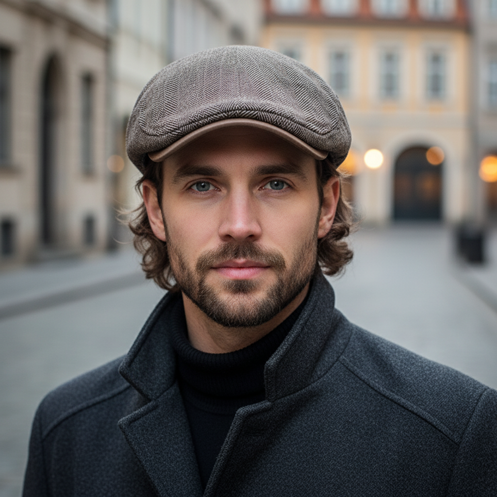 Klassische Herren Baskenmütze - Verstellbar und Zeitlos Elegant