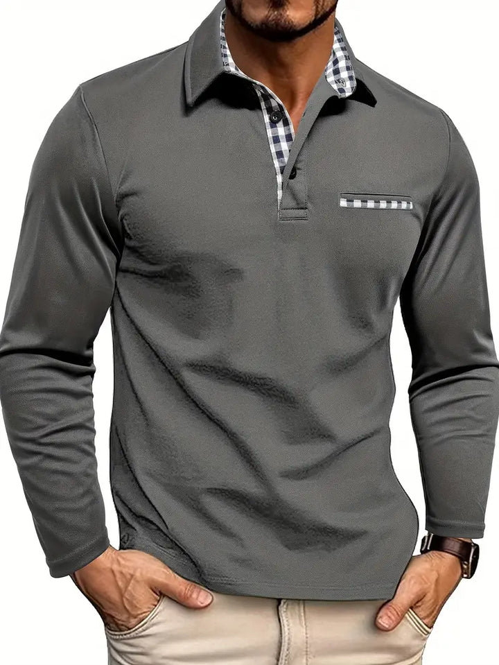 Langarm Poloshirt Herren – Klassisch Elegant