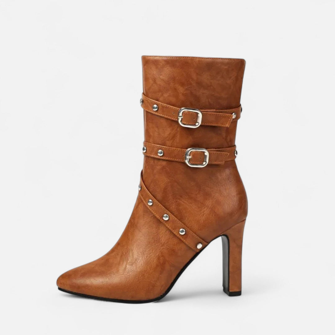 Elegante Luxuriöse Damen Ankle Boots mit Spitzer Zehenpartie