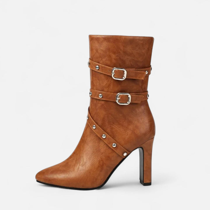 Elegante Luxuriöse Damen Ankle Boots mit Spitzer Zehenpartie