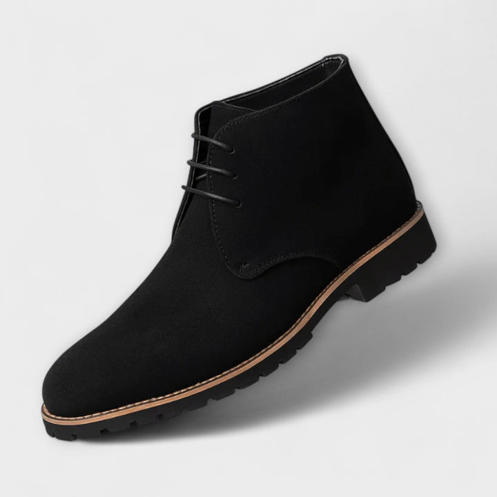 Klassische Herren Chukka Boots - Knöchelhohe Schnürstiefel mit rutschfester Sohle