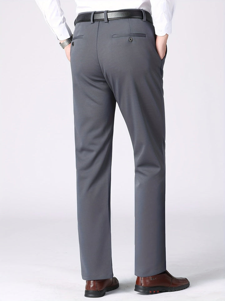 Elegante Weite Herren Hose mit Hoher Taille