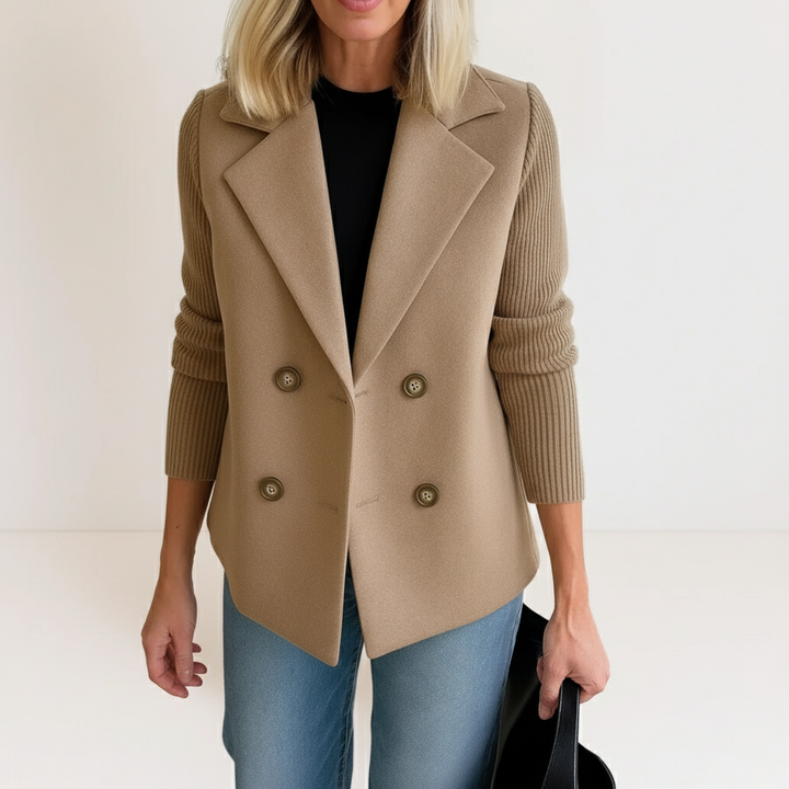 Eleganter Damen Freizeitblazer mit Doppelreihen-Verschluss