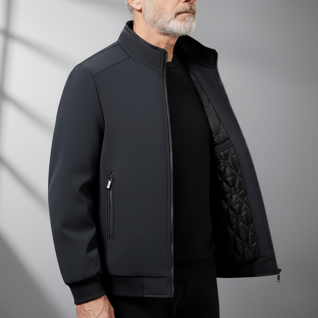 Herren Gesteppte Softshell-Jacke - Leicht, Warm und Wetterfest für den Alltag