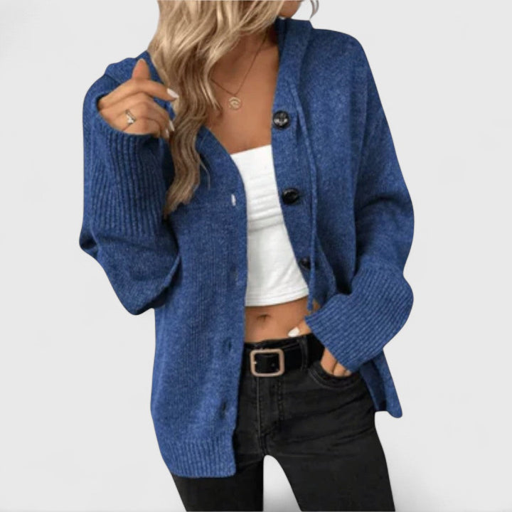 Klassischer Damen Cardigan mit Knopfleiste - Zeitlos und Vielseitig