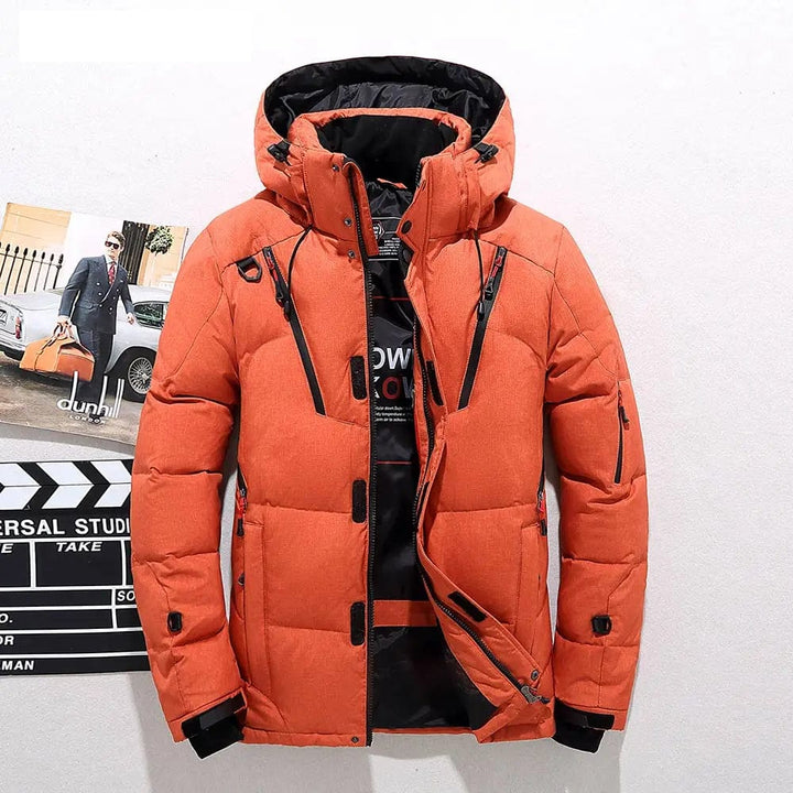 Premium Daunen-Pufferjacke Herren - Winterjacke mit Daunenfüllung
