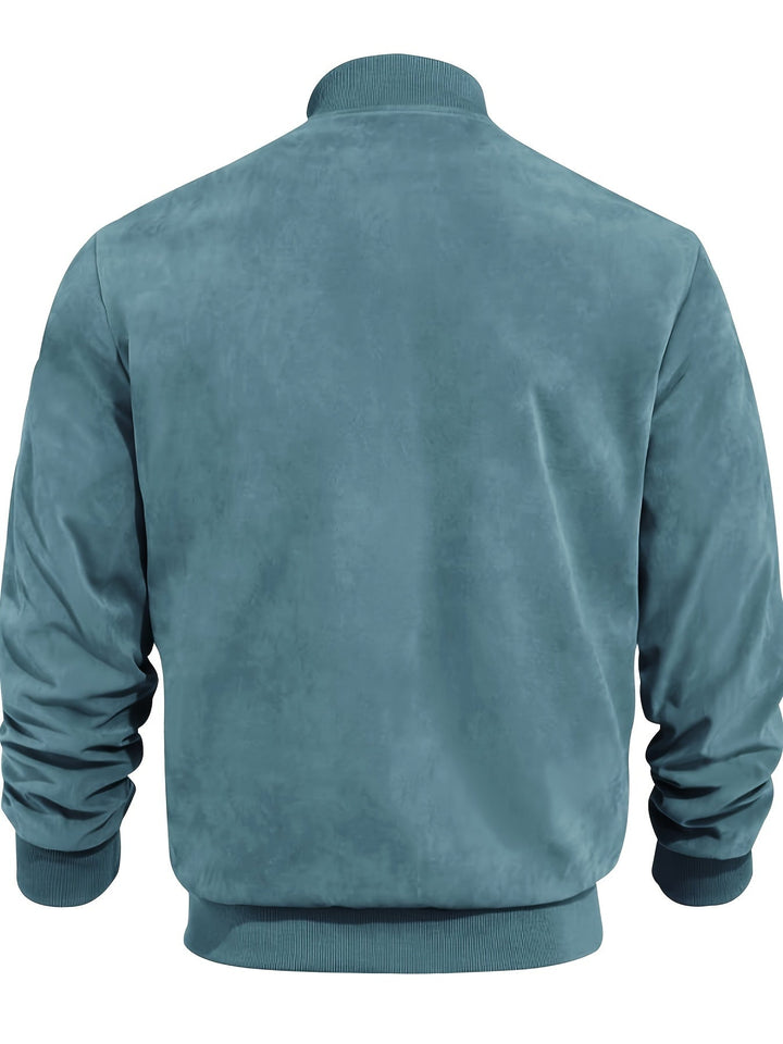 Vintage Wildleder-Optik Herren Jacke