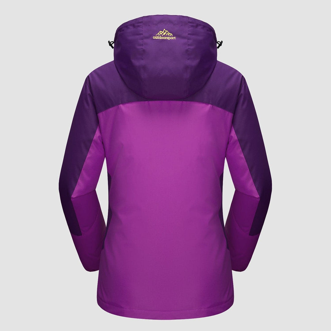 3 - in - 1 Waterproof Winter Coat, Fleece Lined,Two - Piece Suit, Hooded Ski & Hiking Jacket - veyora