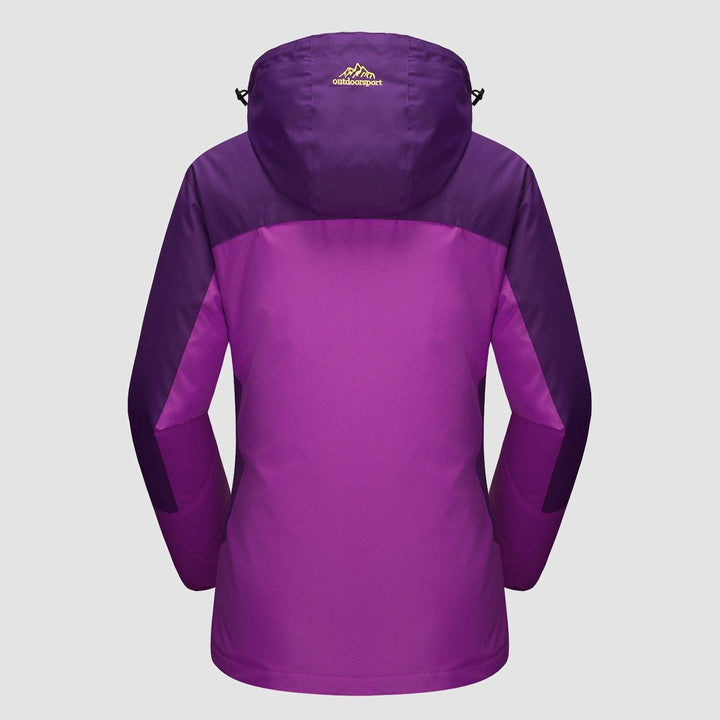 3 - in - 1 Waterproof Winter Coat, Fleece Lined,Two - Piece Suit, Hooded Ski & Hiking Jacket - veyora