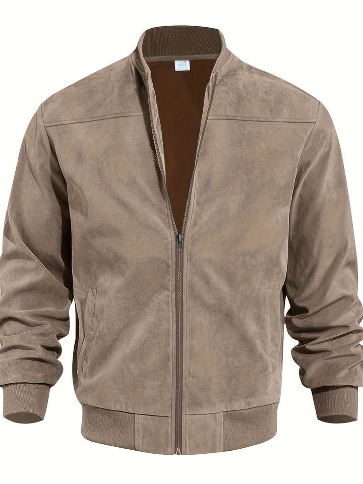 Vintage Wildleder-Optik Herren Jacke